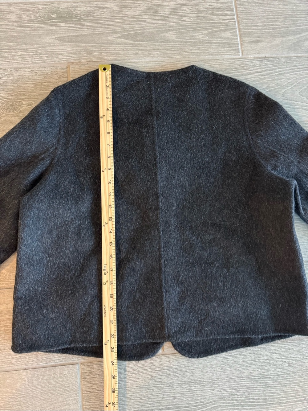 Hemi Blurr Brushed Wool Boxy Coat Size Large Nwt — image 5 of 6